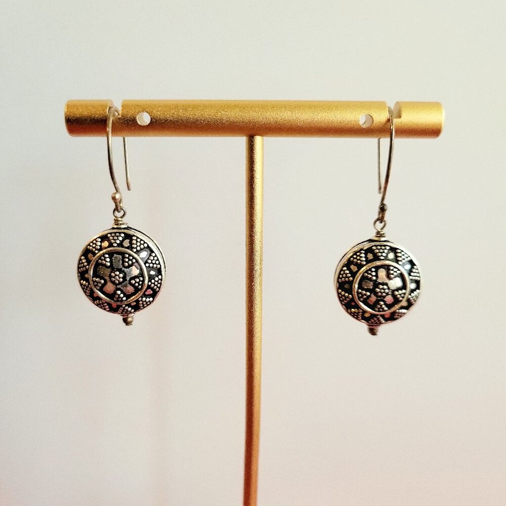 Bali Style Silver Earrings